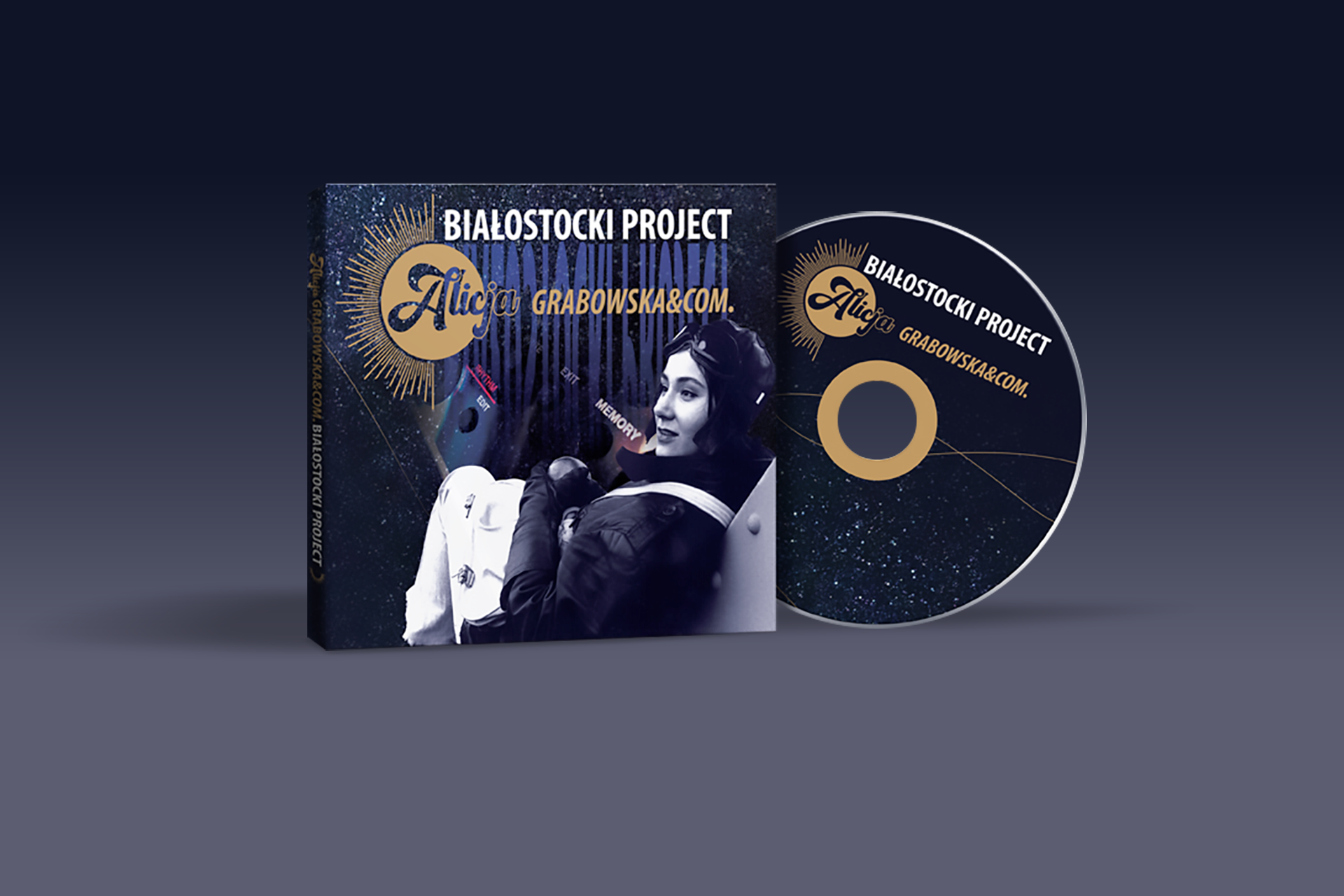 Projekt graficzny - białostocki projekt - płyta muzyczna
