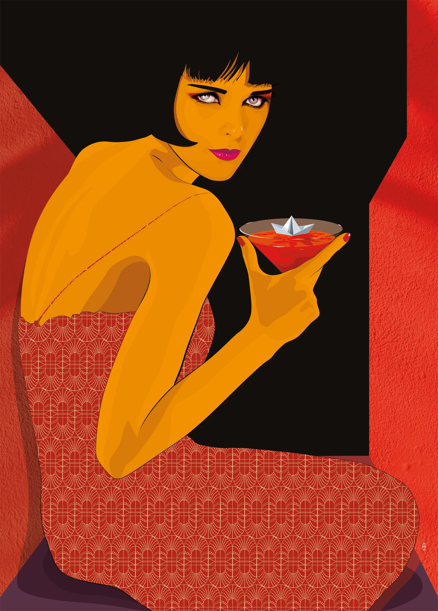 Plakat artystyczny - Burlesque Noir
