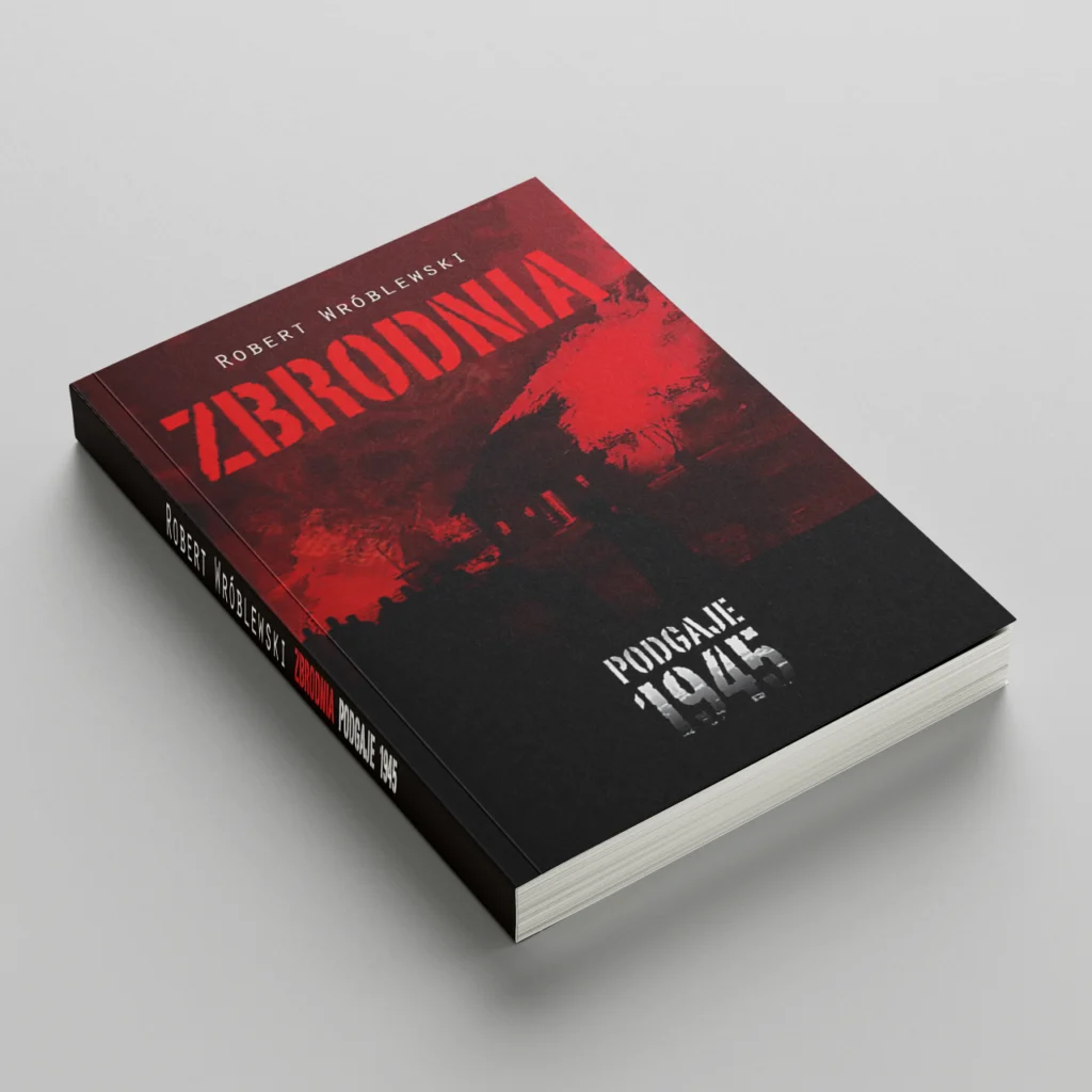 Książka-Zbrodnia-Podgaje 1945-oprawa graficzna-MW studio